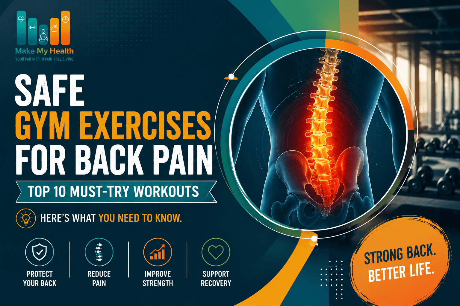 Safe Gym Exercises for Back Pain: Top 10 Must-Try Workouts